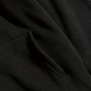 Sax Mavi Erkek Kalın İçi Polarlı Chicago Baskılı Oversize/Geniş Kalıp KapüşonluBasic Örme Sweatshirt - Görsel 18