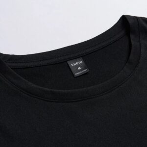 Erkek Siyah  Bebe Mavi  Oversize Küçük Ayı Baskılı Baskılı  Bisiklet Yaka T-shirt Şort Takımı - Görsel 4