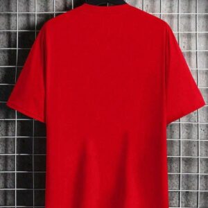 Unisex Erkek Kadın Bej Beyaz Oversize Paris Şerit Baskılı T-shirt - Oversize Baskılı - Görsel 8